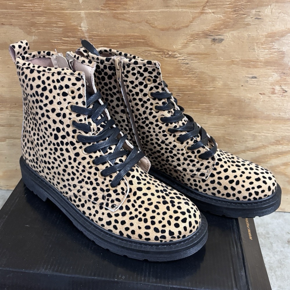 Leopard Print Ankle Boots